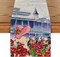 Rose Horse Racing Castle Kentucky Derby Table Runner, Sports Festival Kitchen Dining Table Decoration for Home Party Decor 13x72 Inch